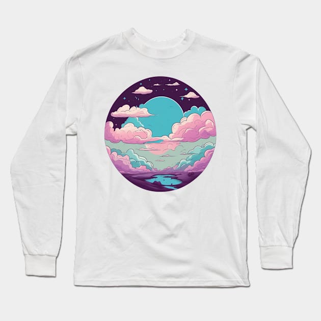 Valley of Clouds Long Sleeve T-Shirt by Eclecterie